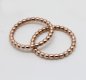Handmade 9ct Rose Gold Bobbly band - stacking rings - one supplied