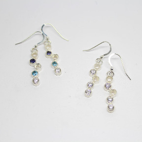 Buy gem-set earrings products from Min Fletcher-Jones, Dorset, UK
