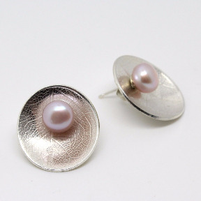 Buy Pearl and Stone earrings 
 products from Min Fletcher-Jones, Dorset, UK